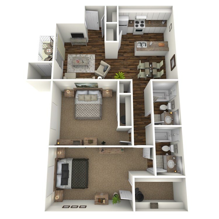 Floor plan image of B2