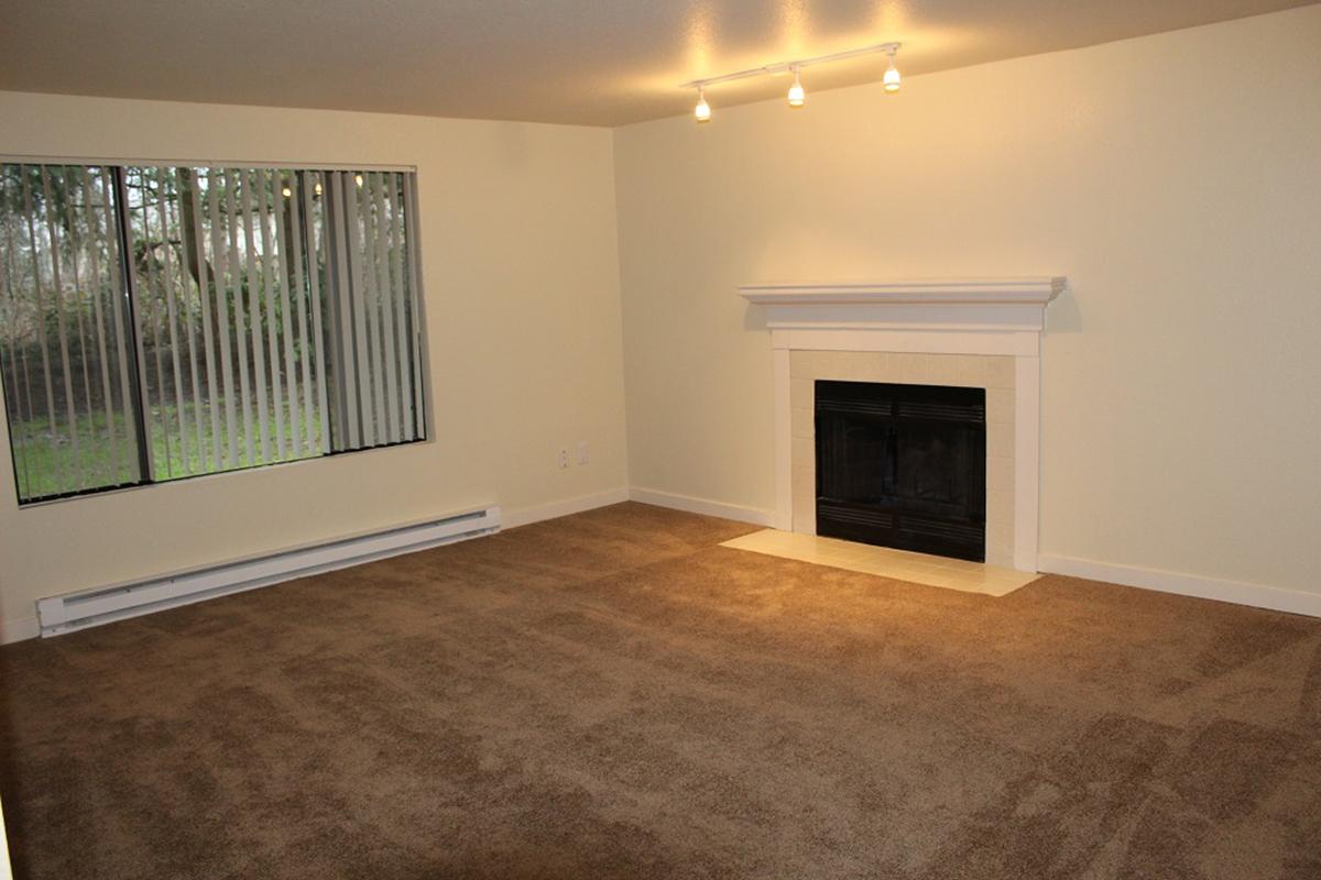 a living room with a wood floor