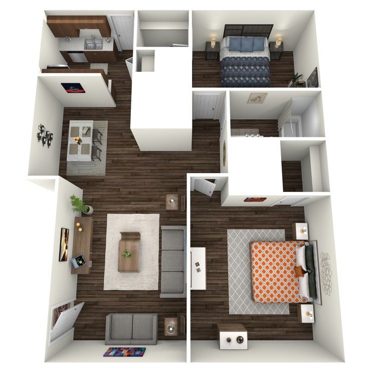 Floor plan image of Cumberland 2x1 C