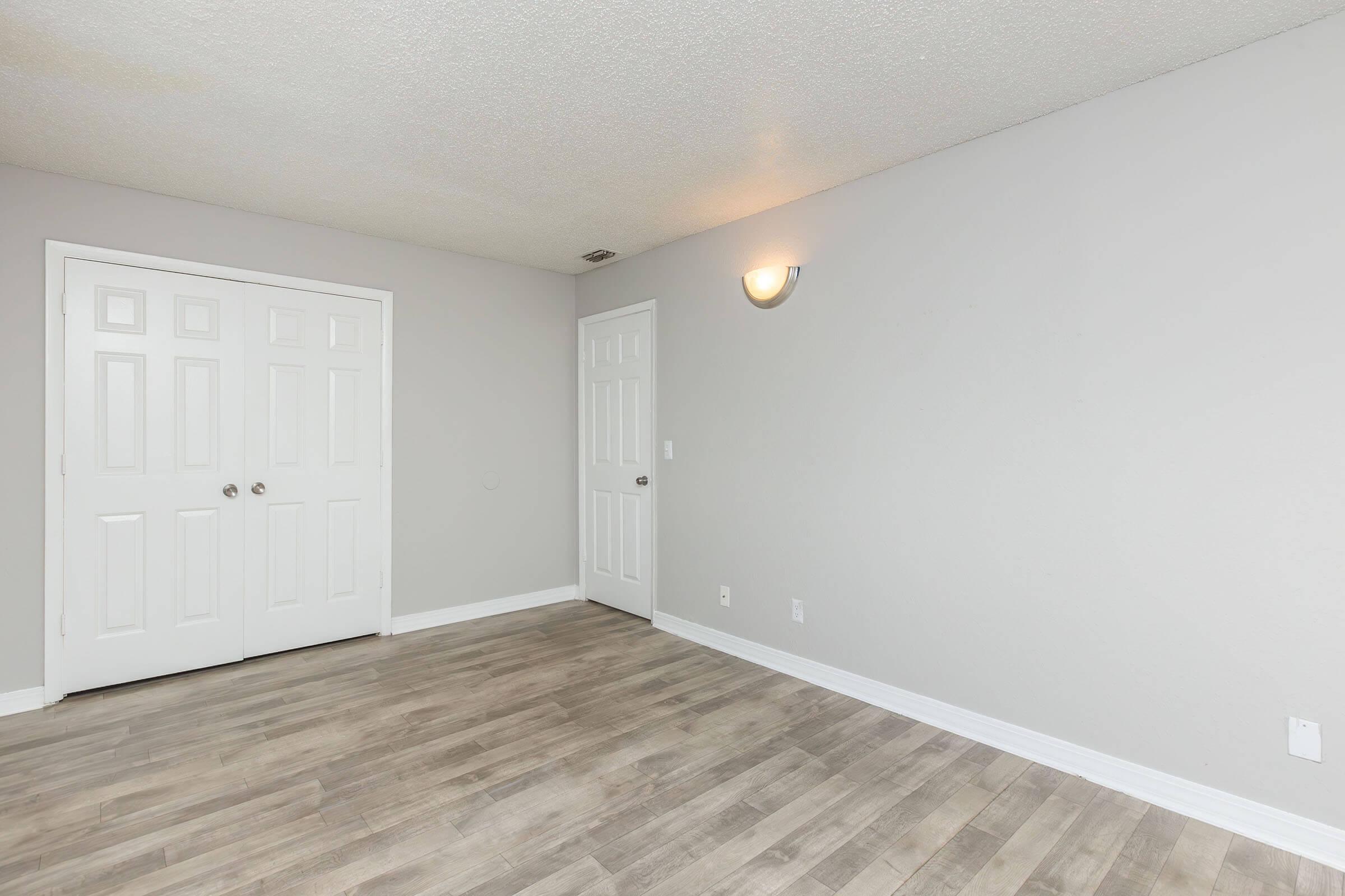 a room with a wooden floor