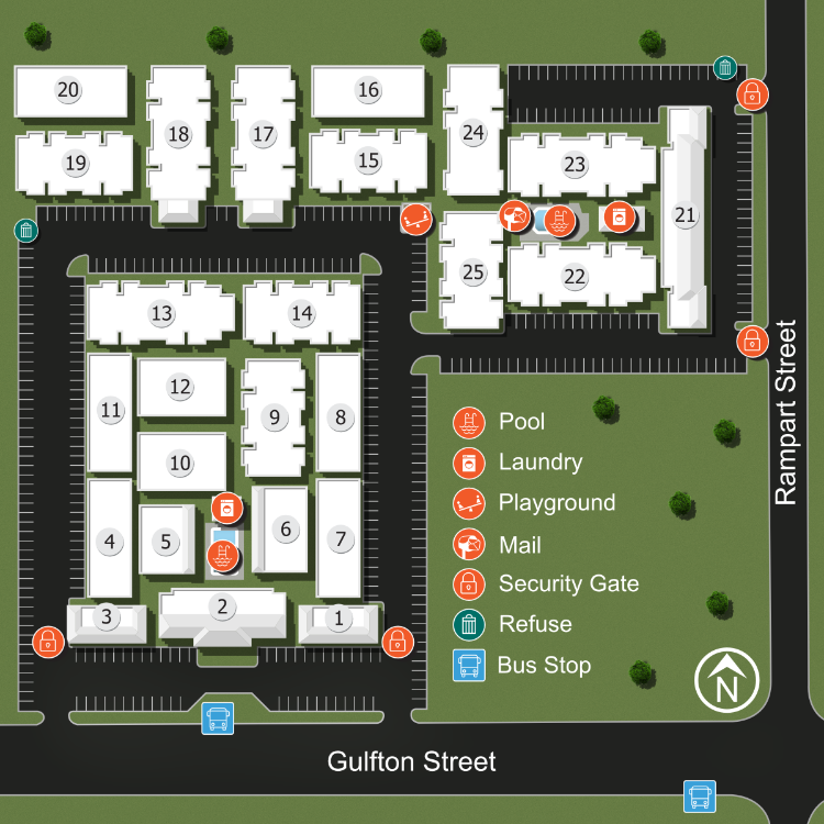 We make every effort to make our website accessible to anybody, especially those with disabilities. If you have question in terms of the relative location of an amenity or apartment home, please give us a call.