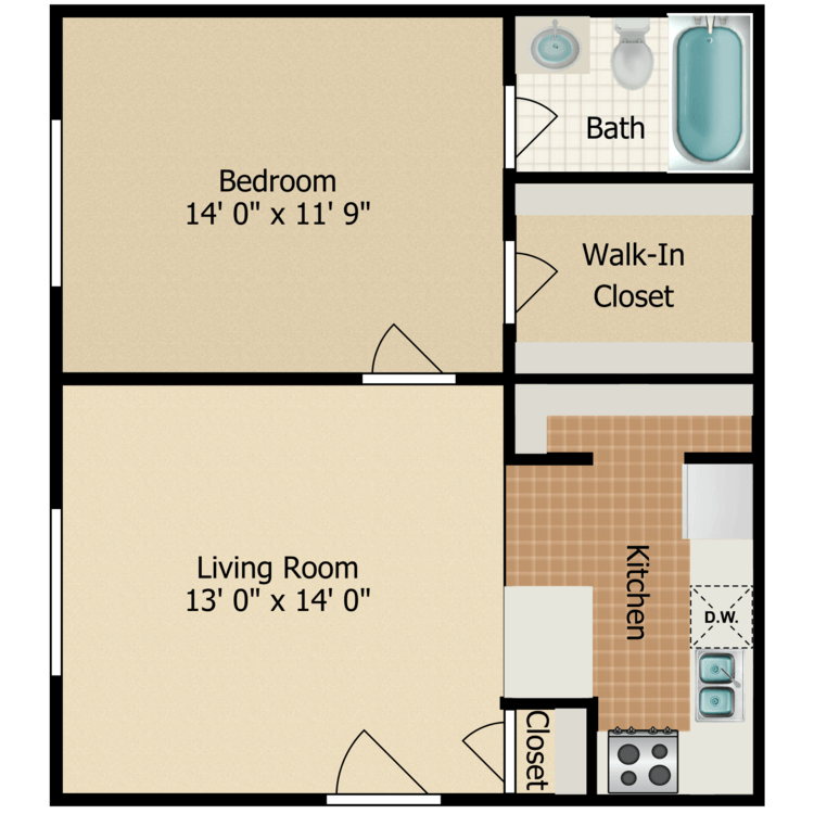 Floor plan image of A-1