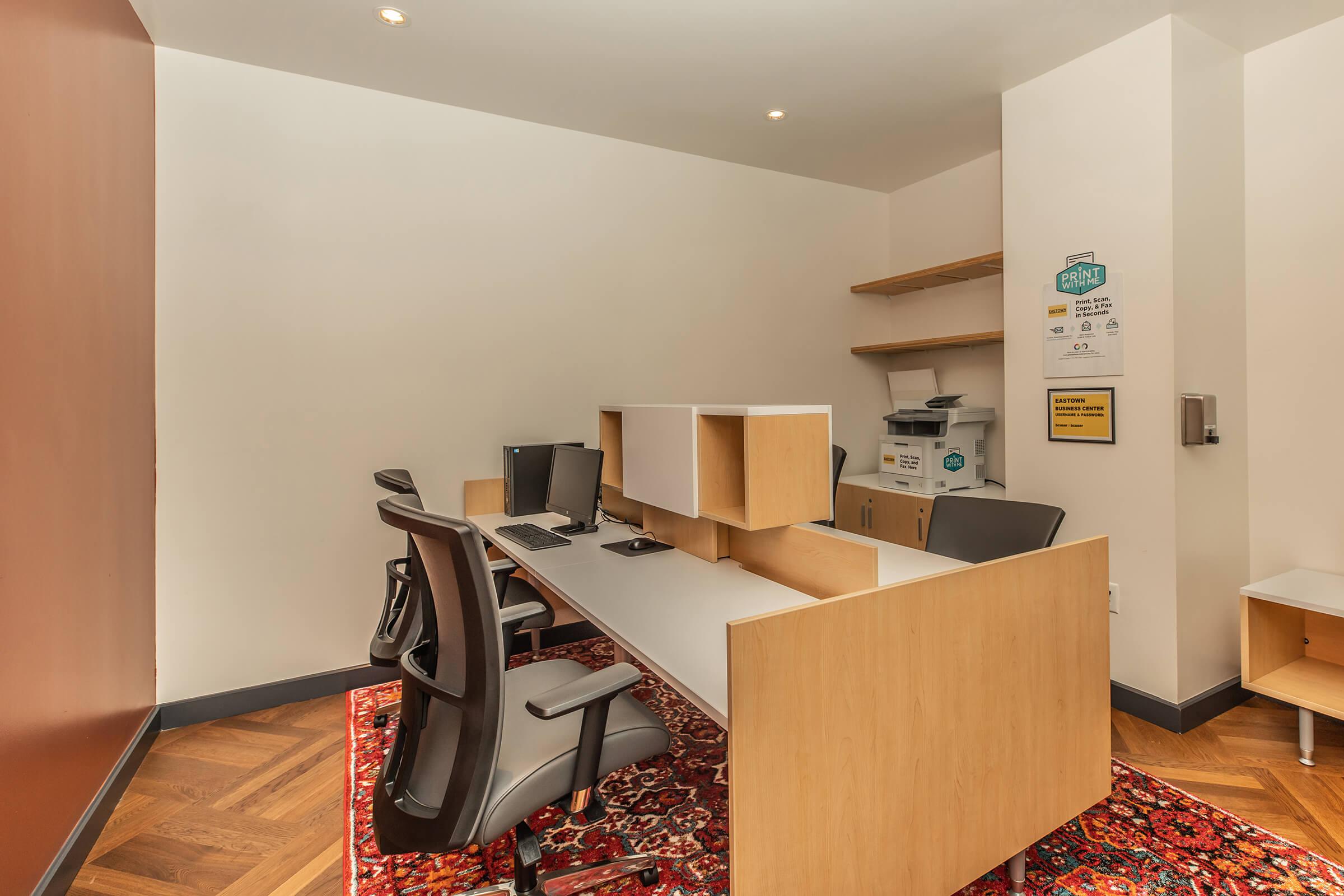 Eastown Apartments computer room