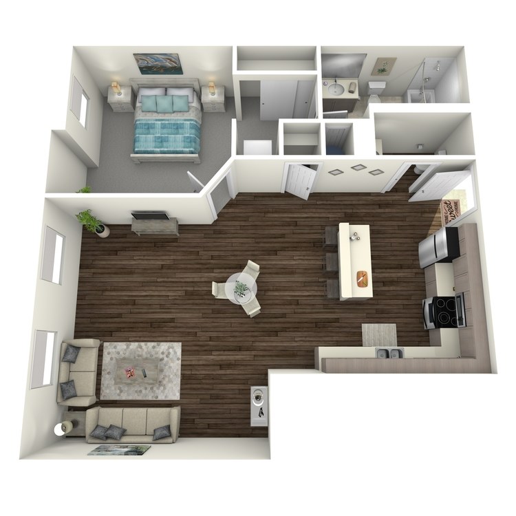 Floor plan image of 2 Bed 2 Bath C