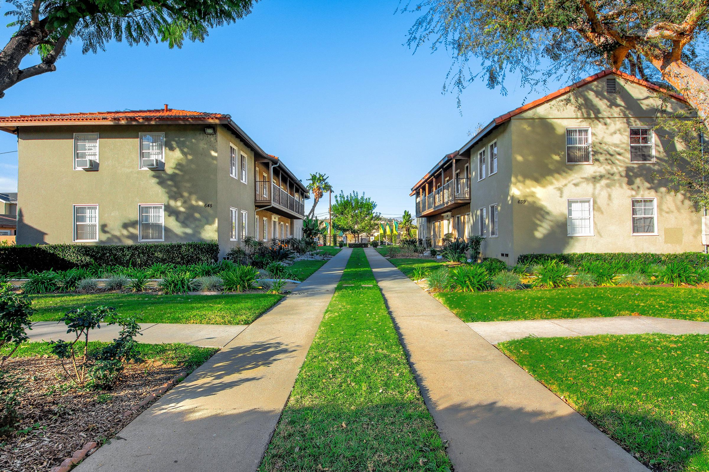 a large lawn in front of a house