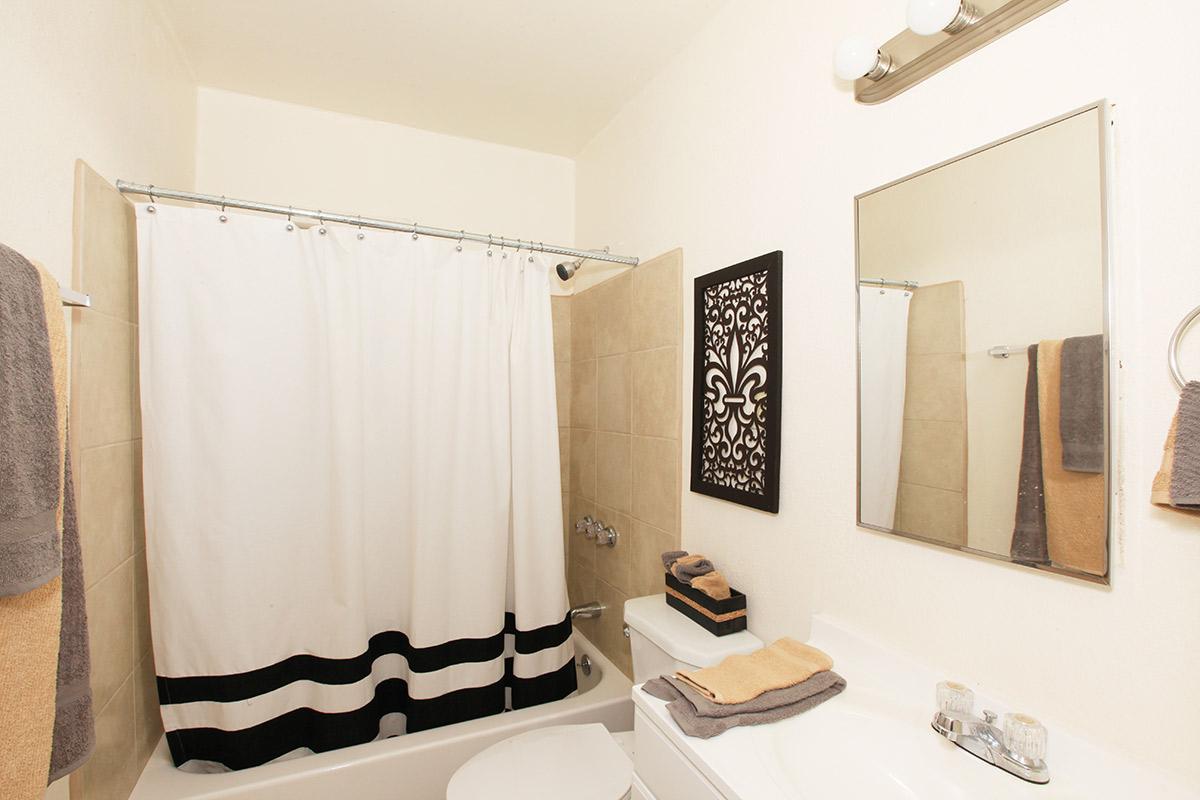 a white sink sitting under a mirror