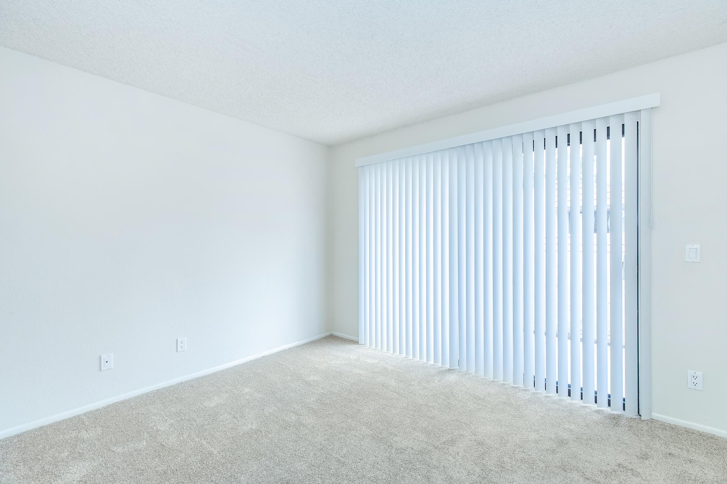 bedroom with sliding glass doors