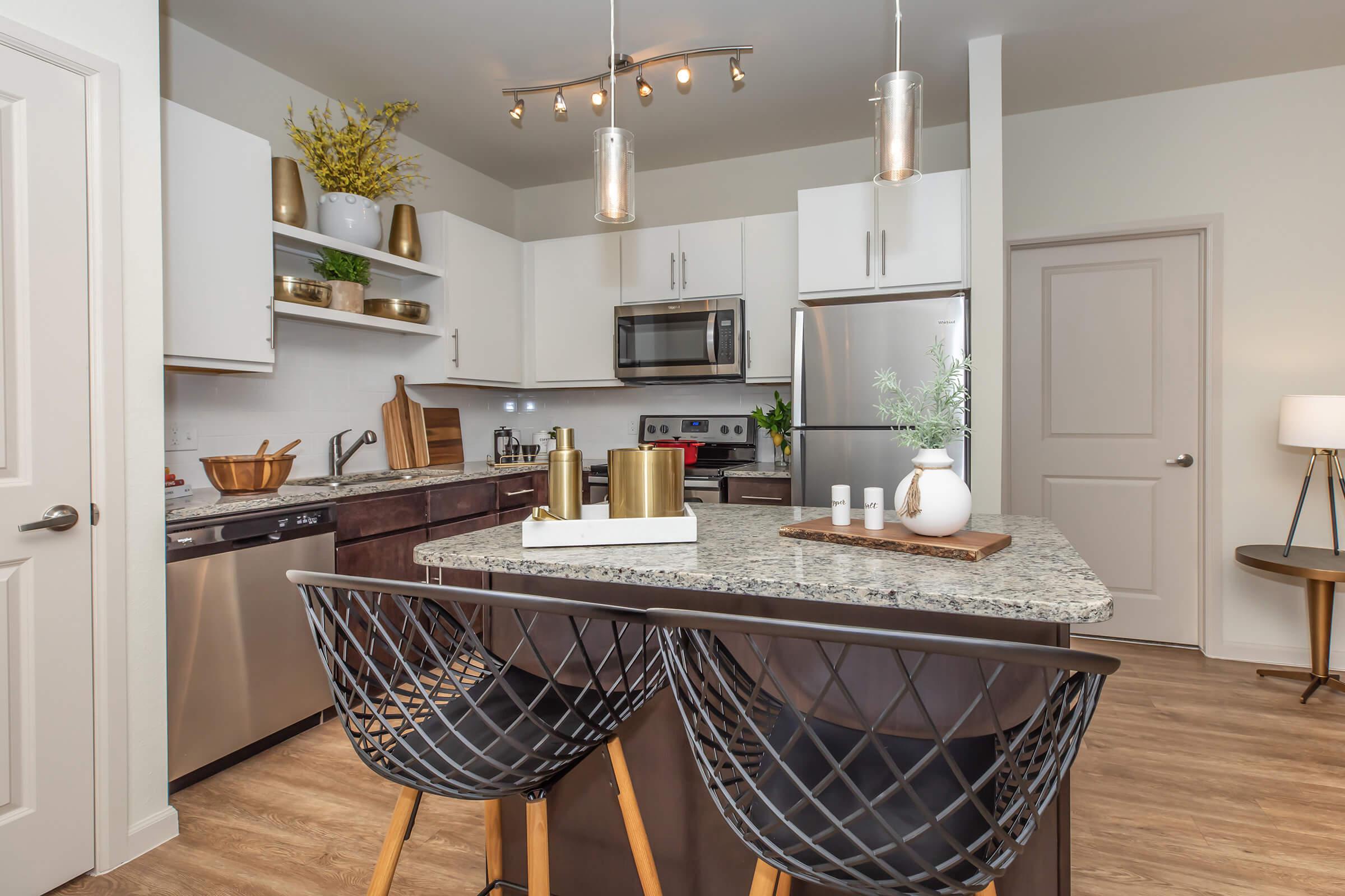 KITCHEN ISLAND IN SELECT HOMES