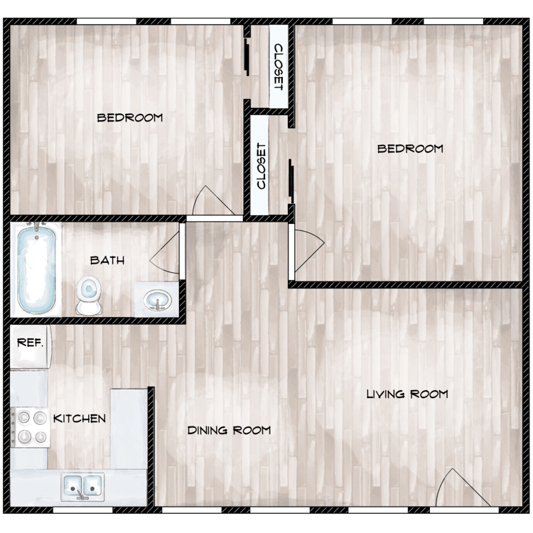 M2 floor plan image