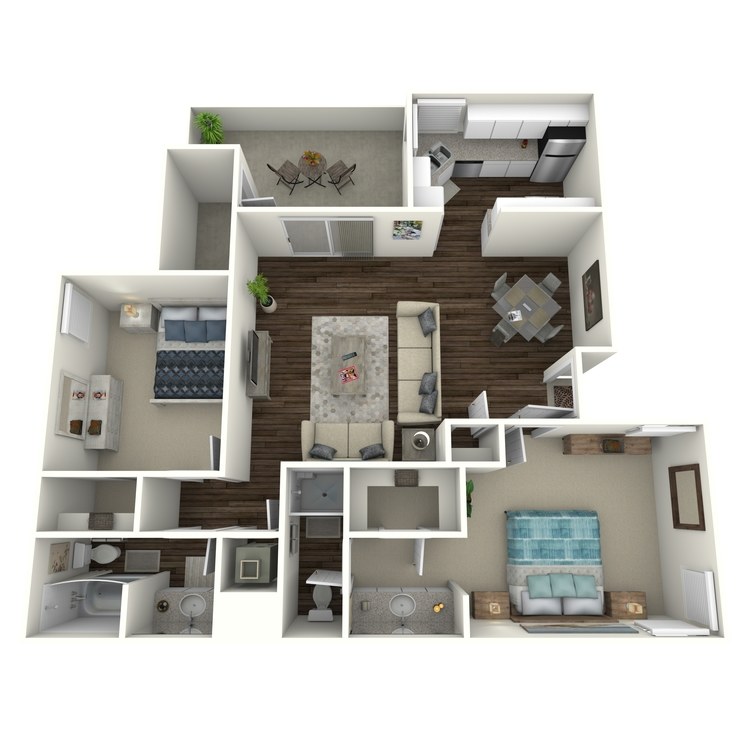 Floor plan image of Sunset - Modern