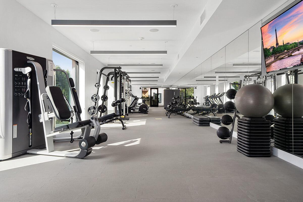 a large room