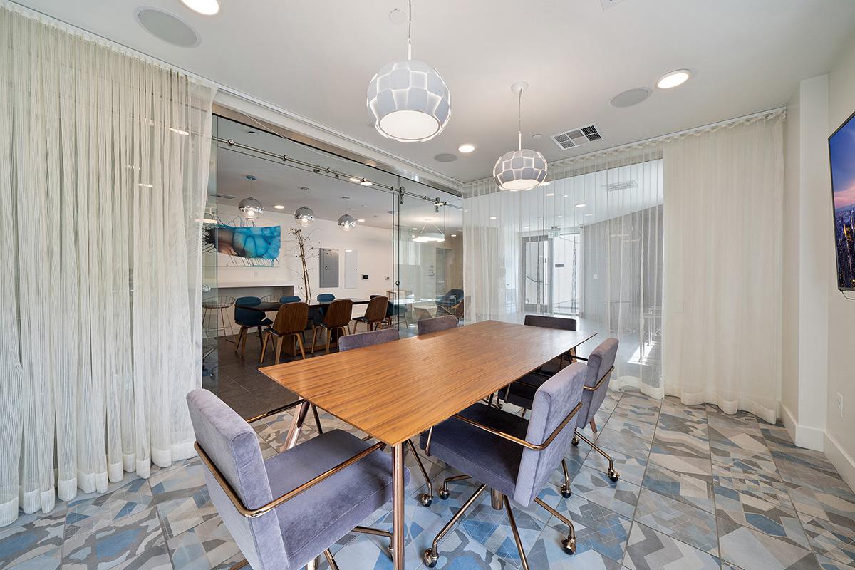 a dining room table