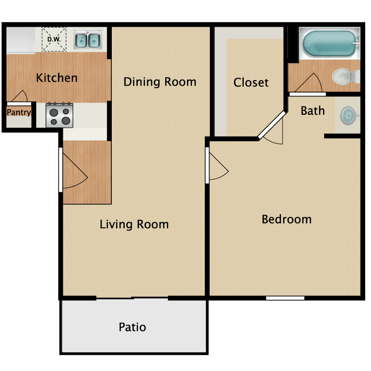 Floor plan image of A
