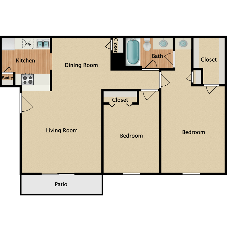 Floor plan image of B2