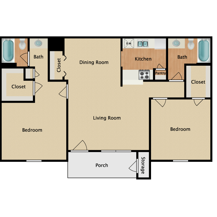 Floor plan image of B3