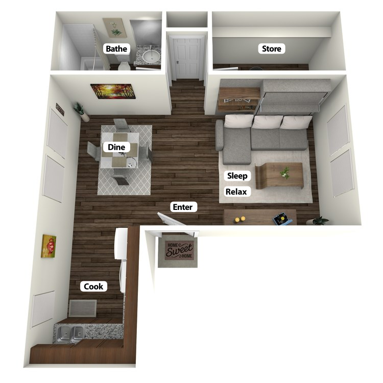 Floor plan image of Keelee Studio