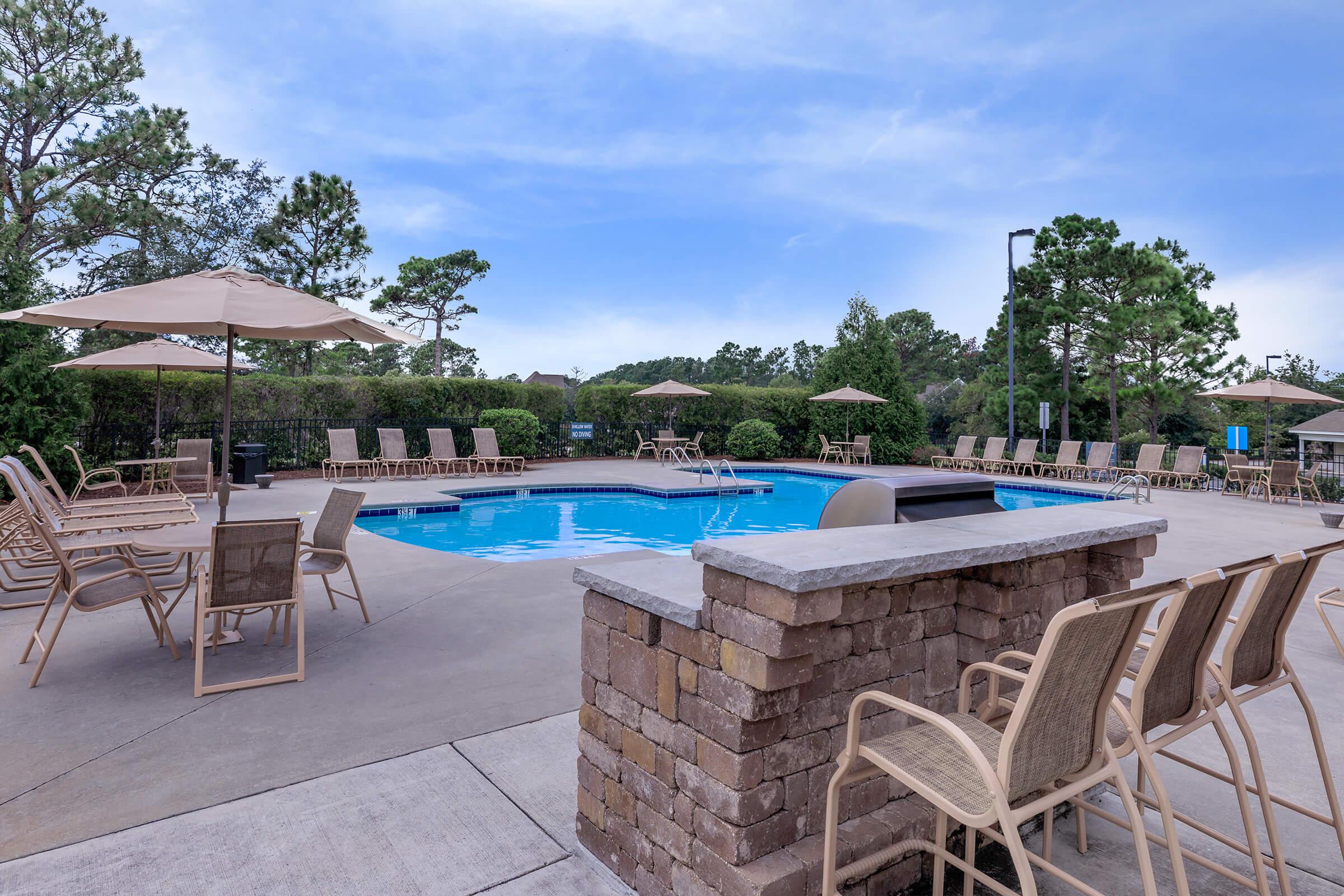 Cool off in the swimming pool at Willow Glen in Wilmington, NC.