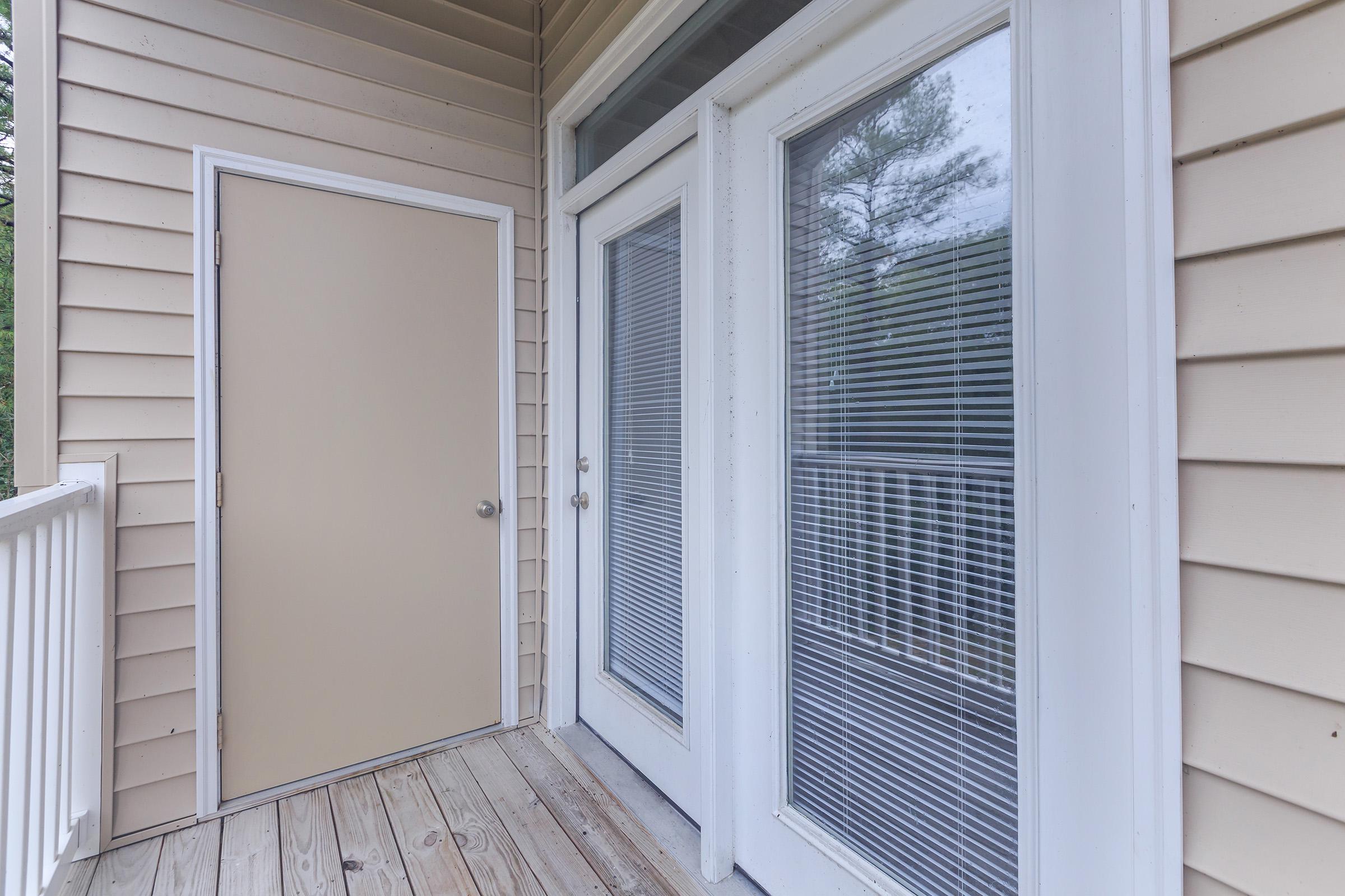 a door with a window