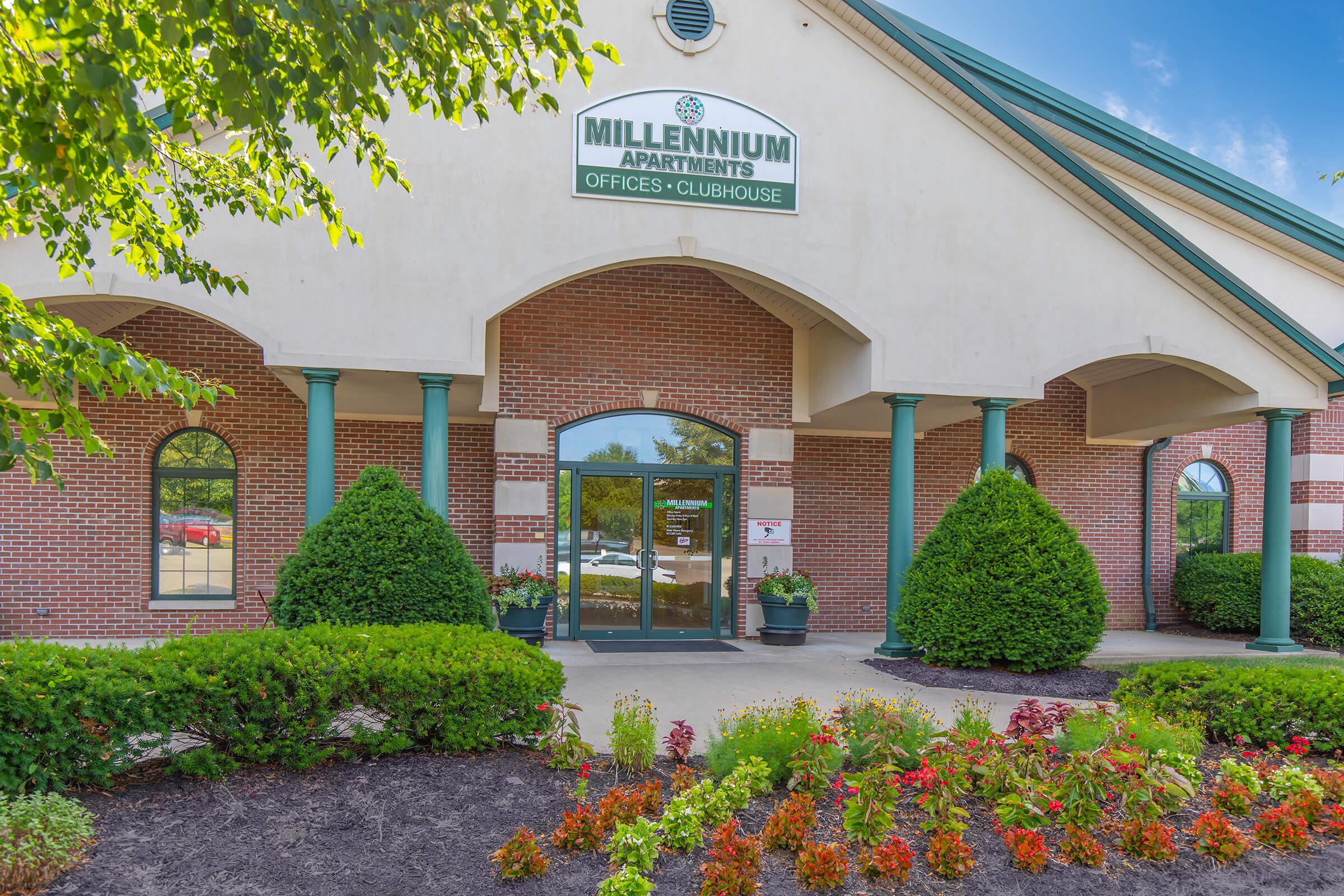 Entrance to Millennium Amenities area