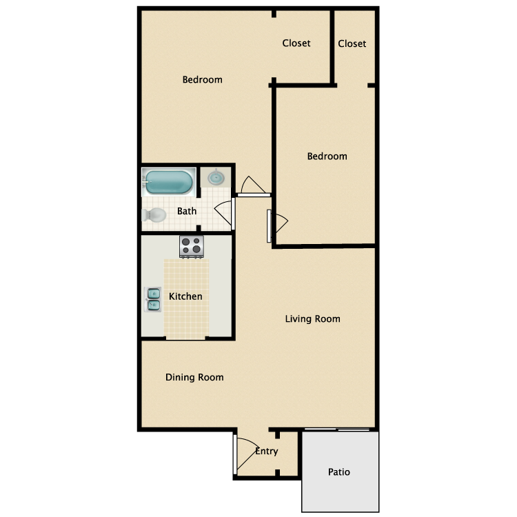 Floor plan image of The Donelson