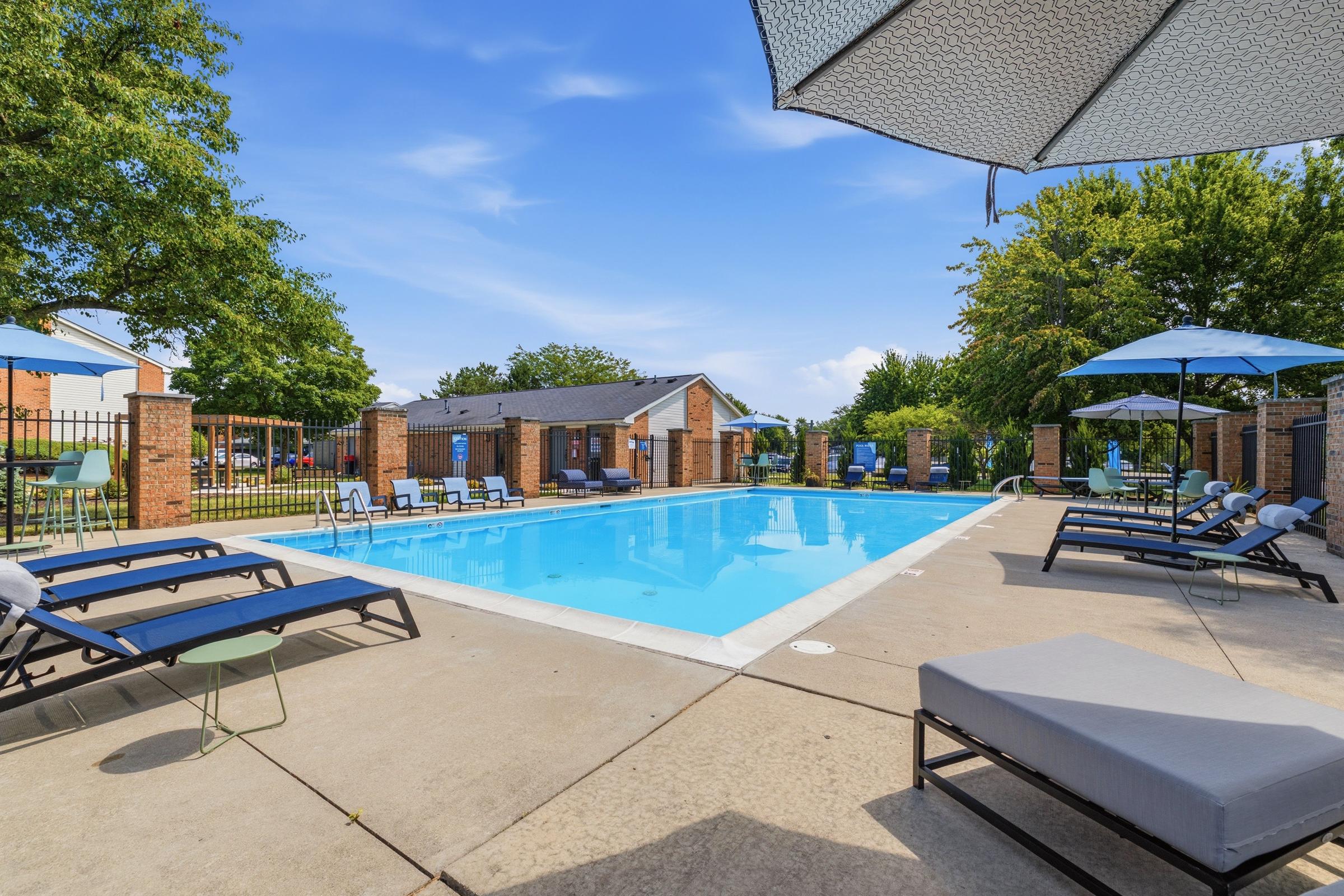 Resort-Style Poolside Lounge