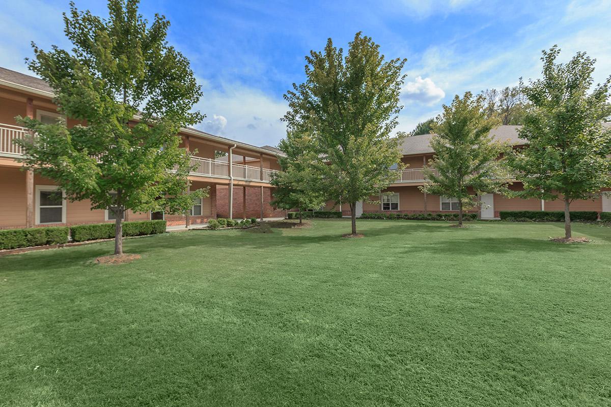 a large lawn in front of a house