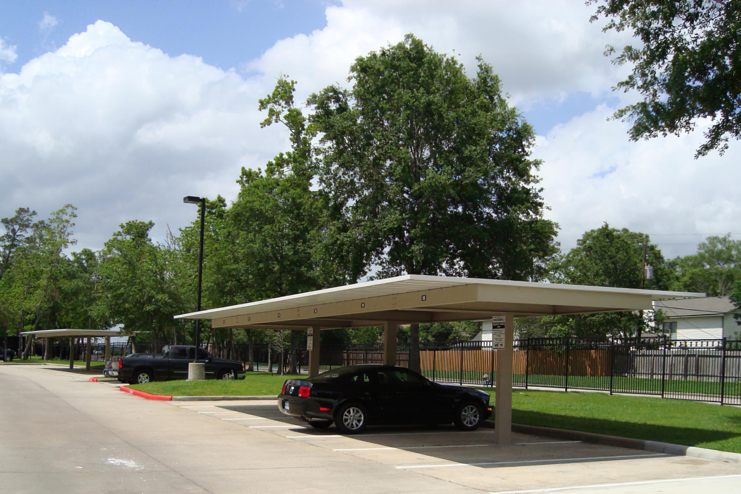 Spring Park covered parking spot