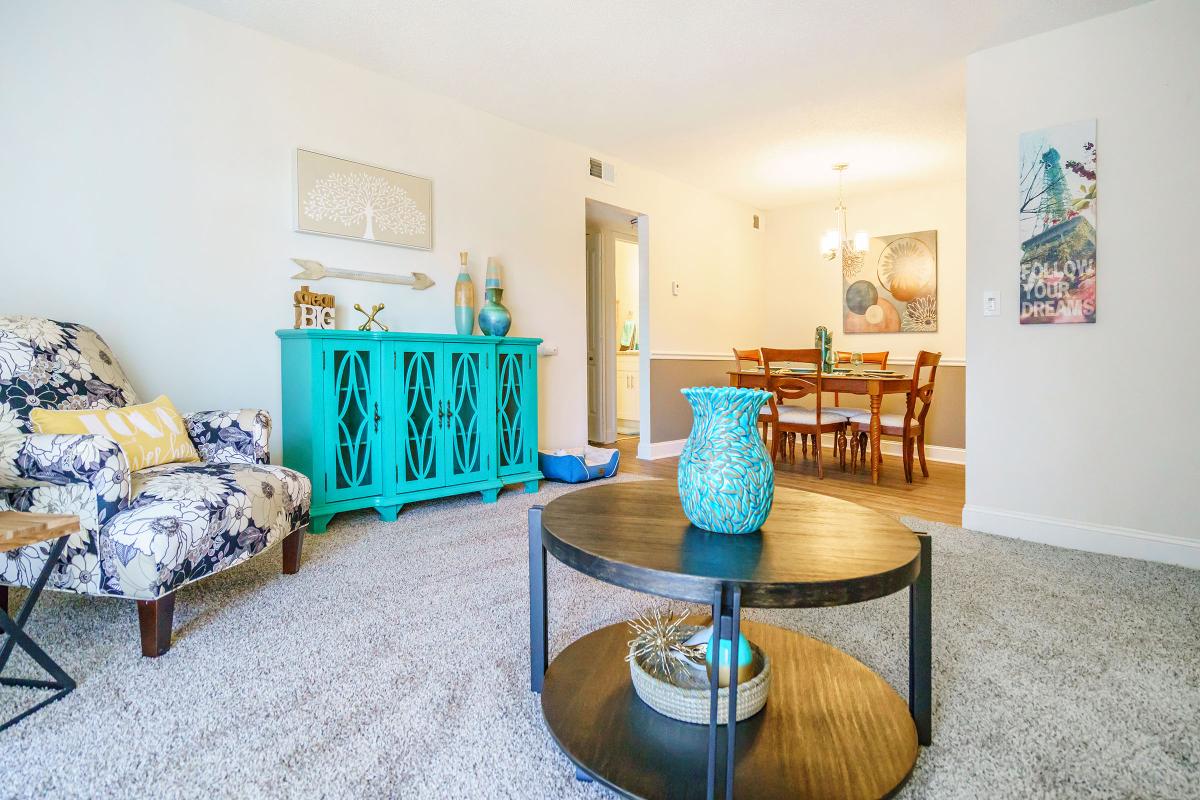 Spacious Floor plans In Our 1 Bed 1 Bath Apartment here At Nob Hill in Nashville, Tennessee