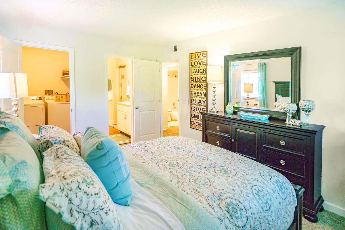 Spacious Bedrooms in our 2 Bedroom Apartments at Nob Hill in Nashville, TN