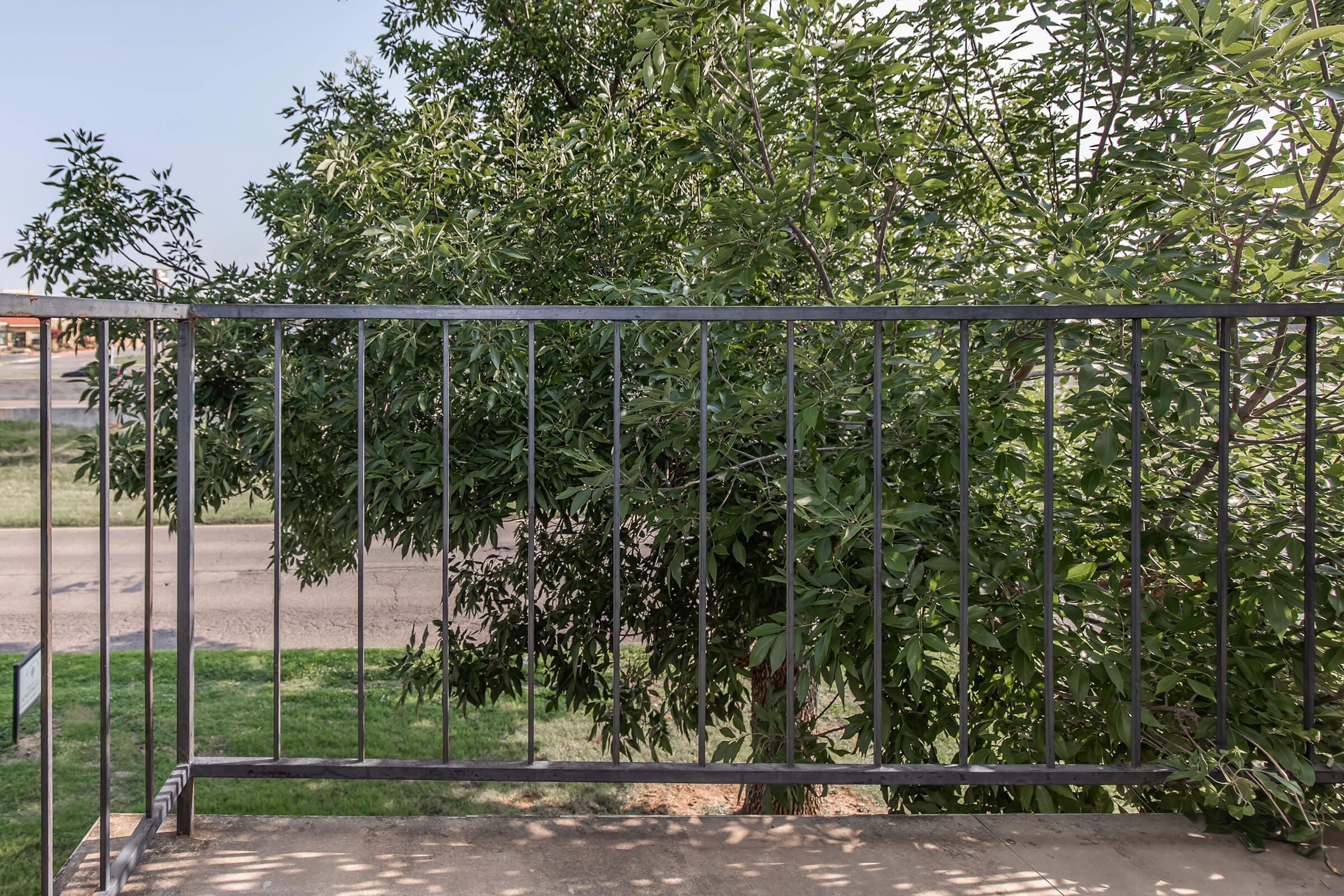 a fenced in area