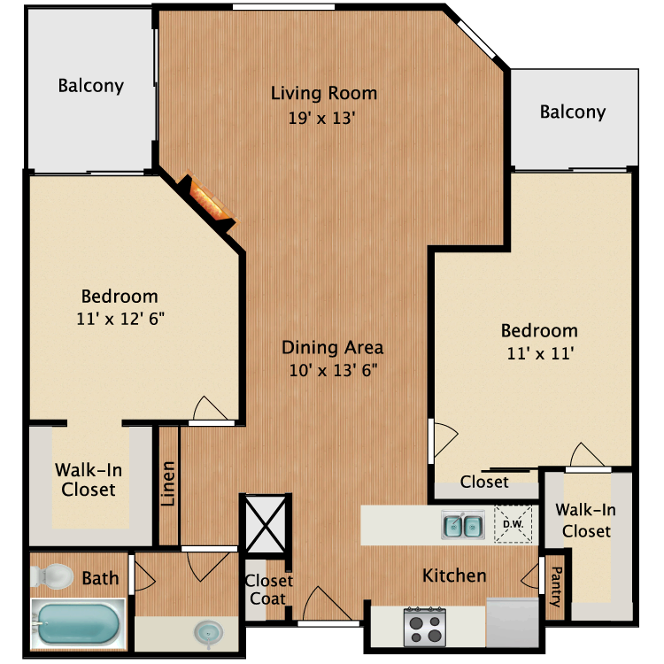 Floor plan image of Rembrandt