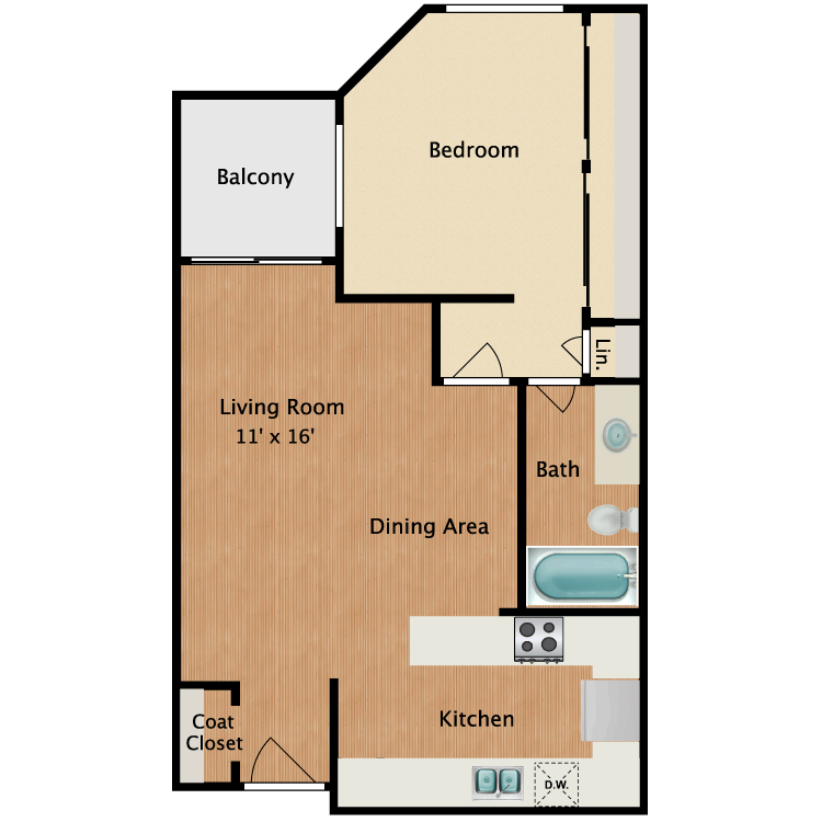 Floor plan image of Monet