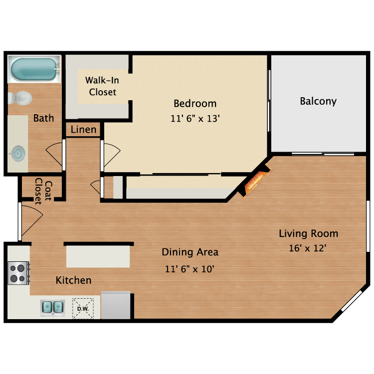 Floor plan image of Picasso