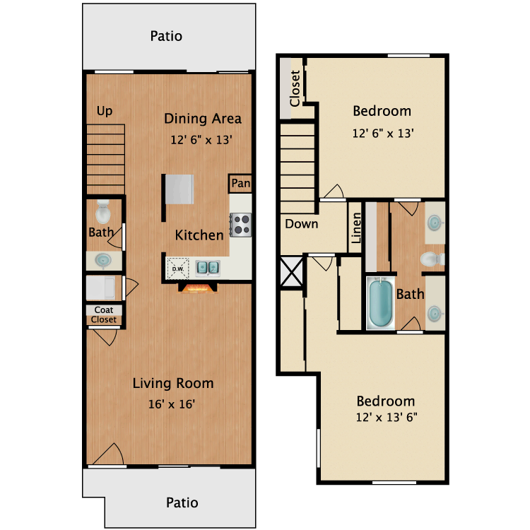 Floor plan image of Van Gogh