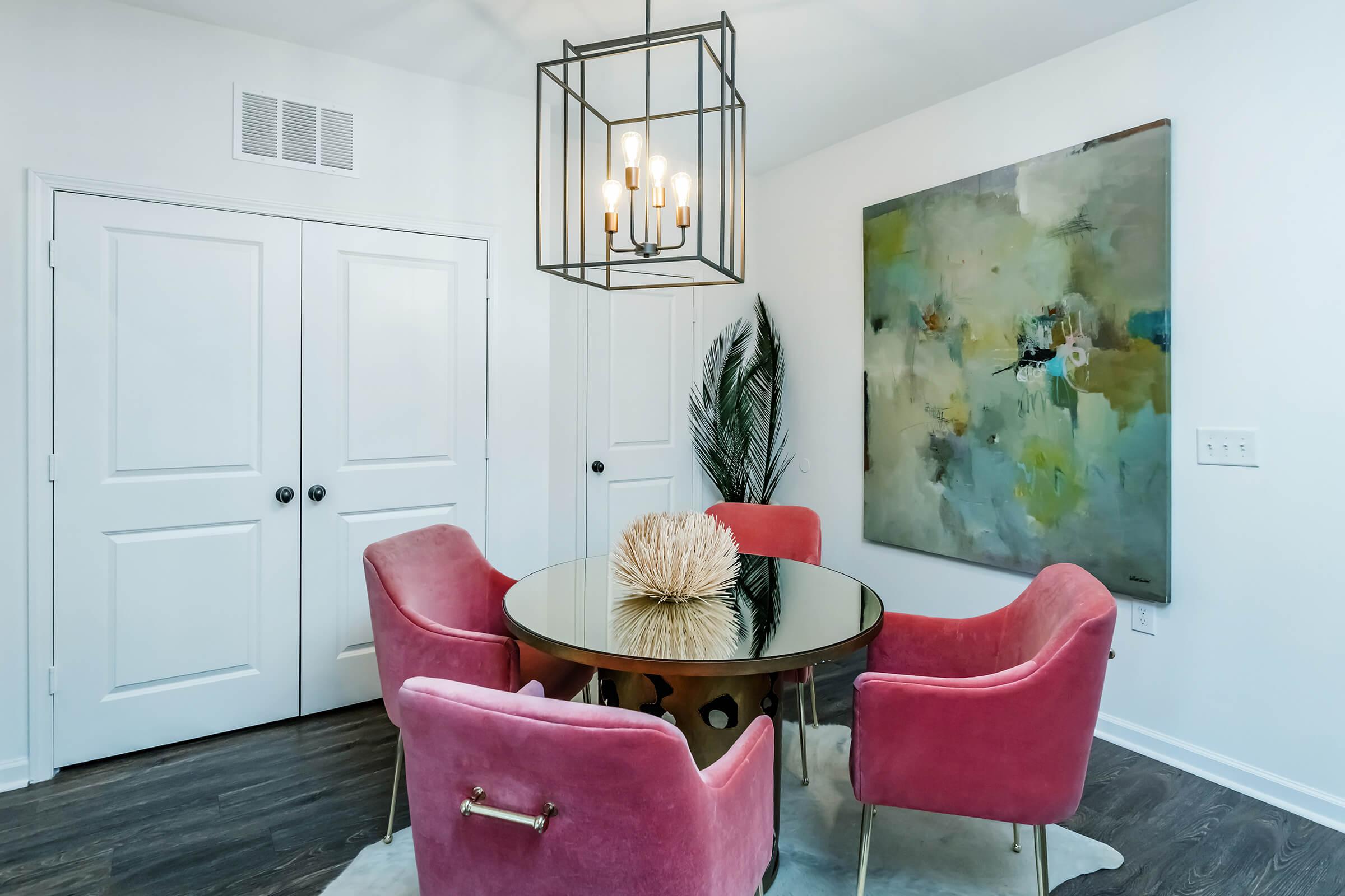 Spacious dining area at The Residence at Old Hickory Lake