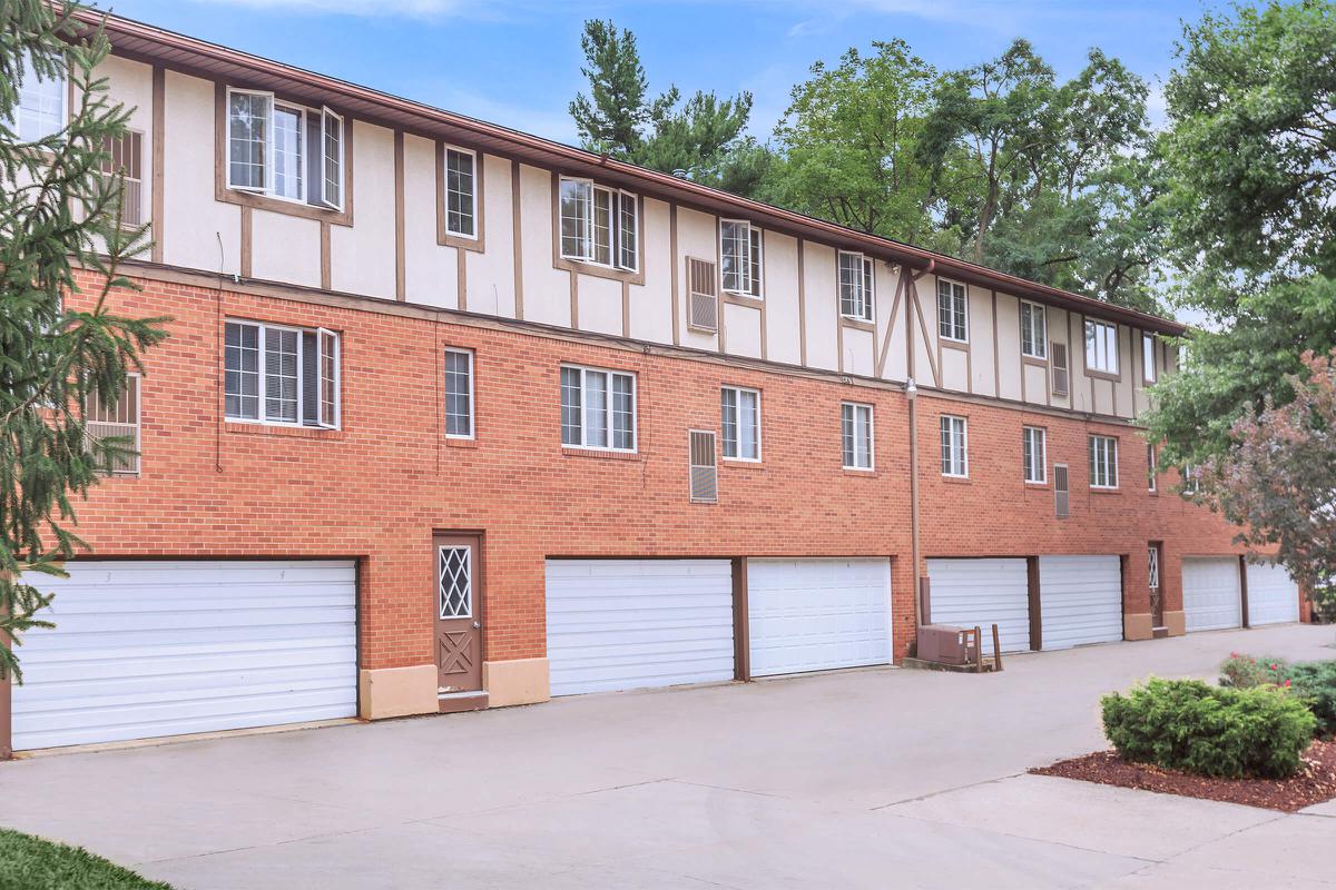 a large red brick building