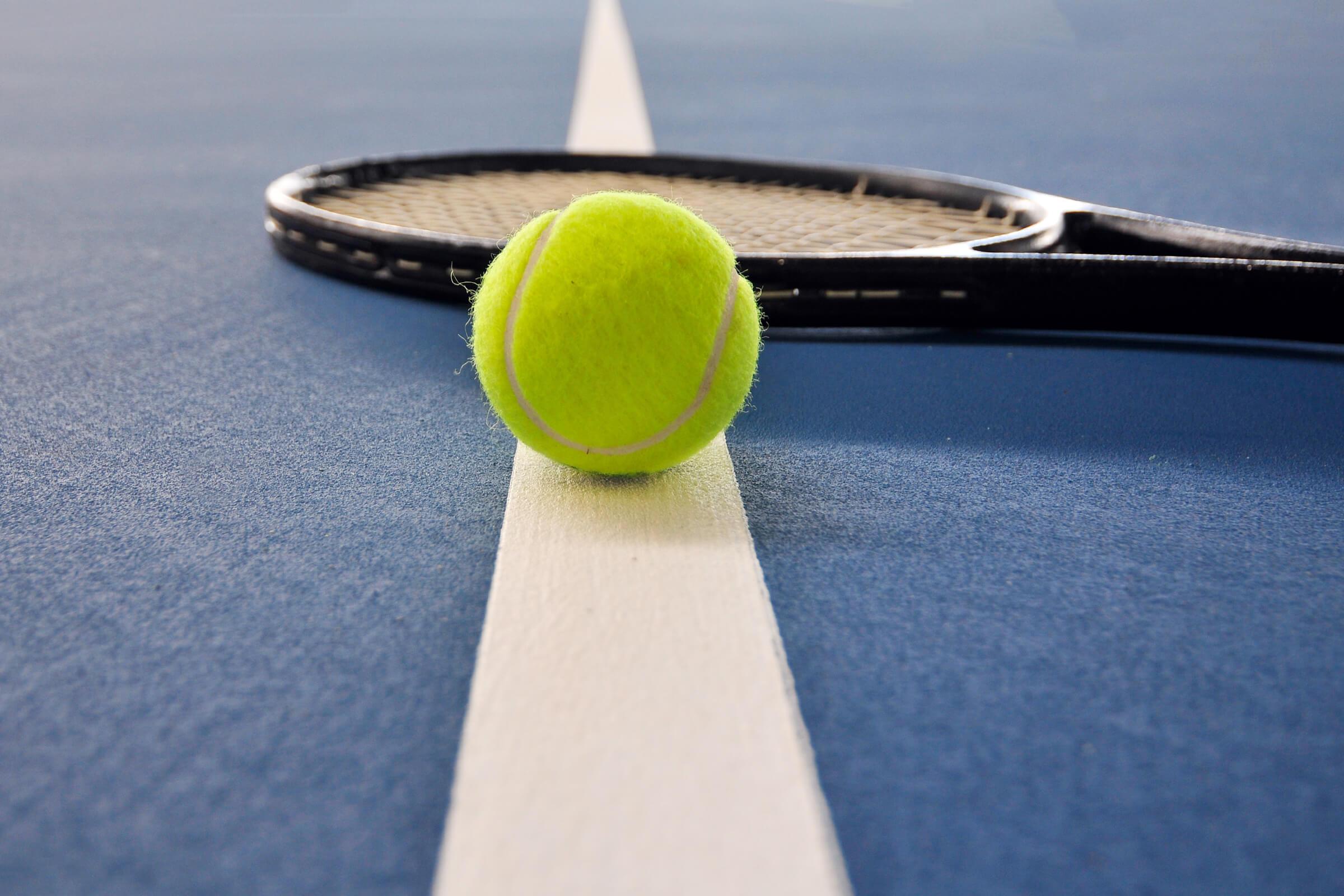 Tennis Court at Latitude Pointe Apartments in Boynton Beach, Florida