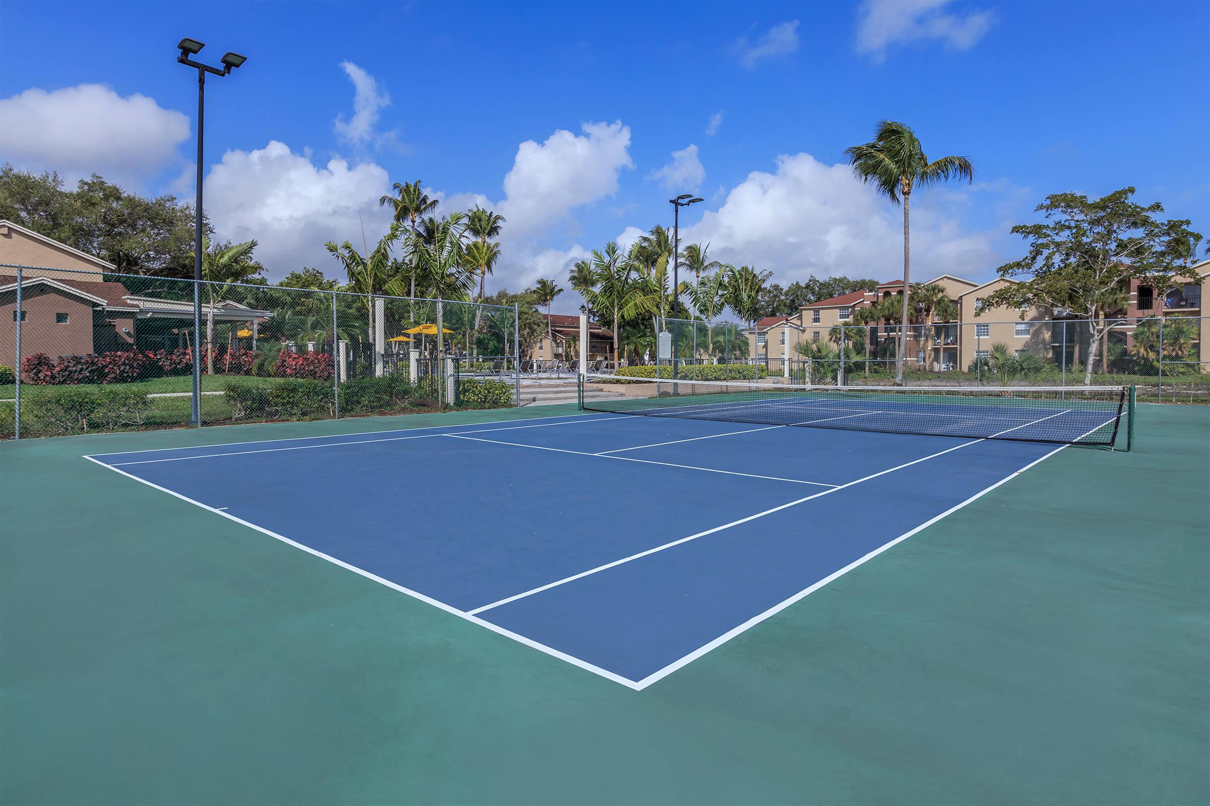 Tennis Court at Latitude Pointe Apartments in Boynton Beach, Florida