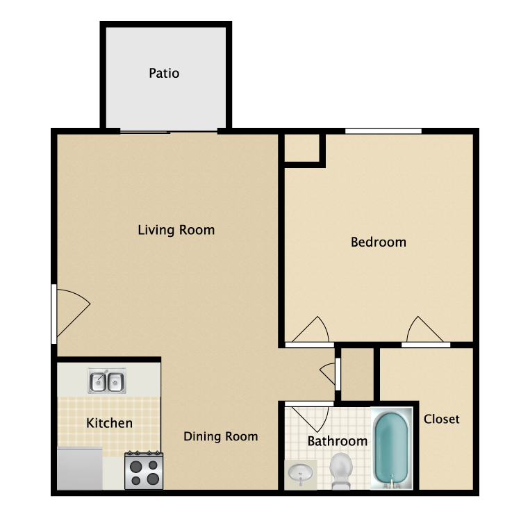 Floor plan image of Bedford
