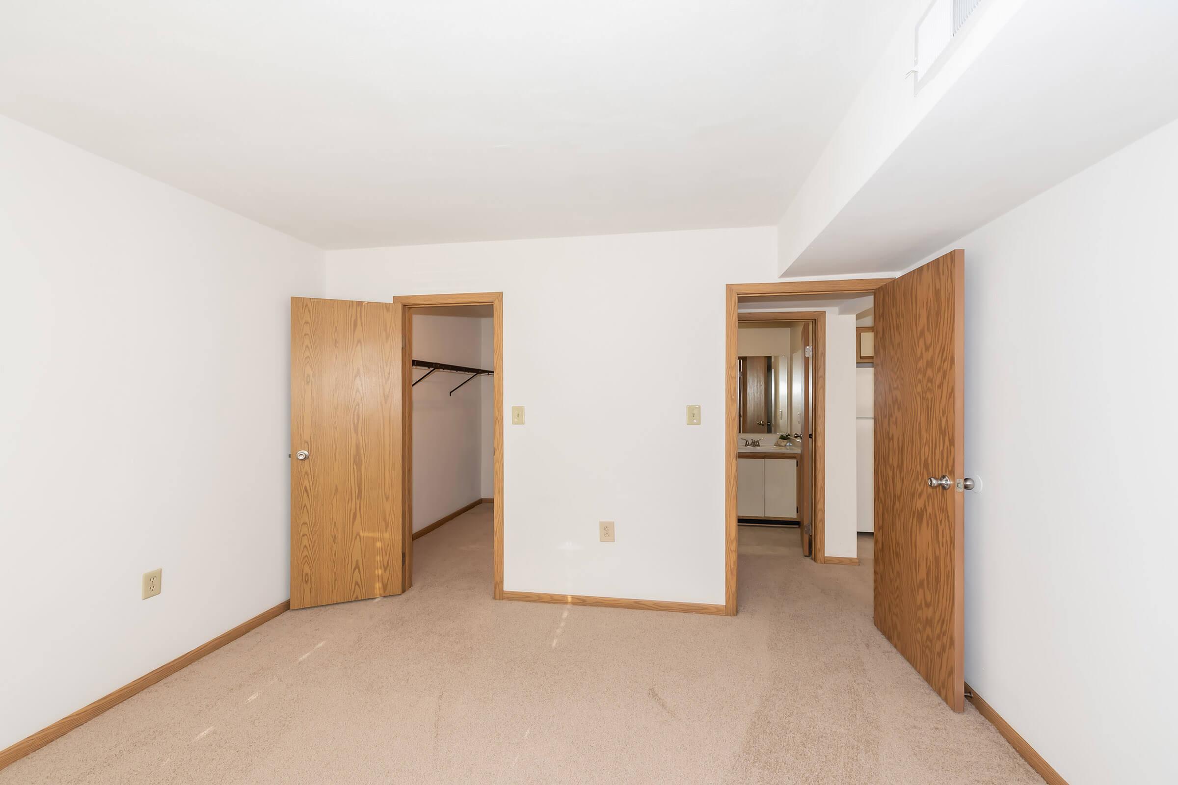 a room with a wooden floor