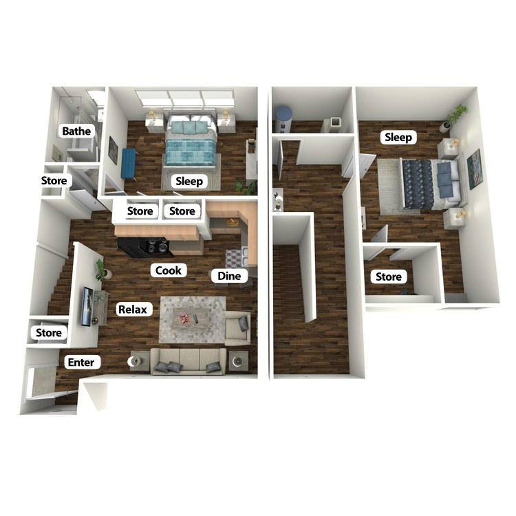 Floor plan image of Coco Suite