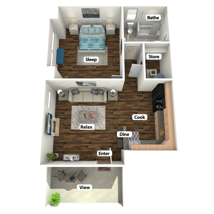 Floor plan image of Terrera Suite