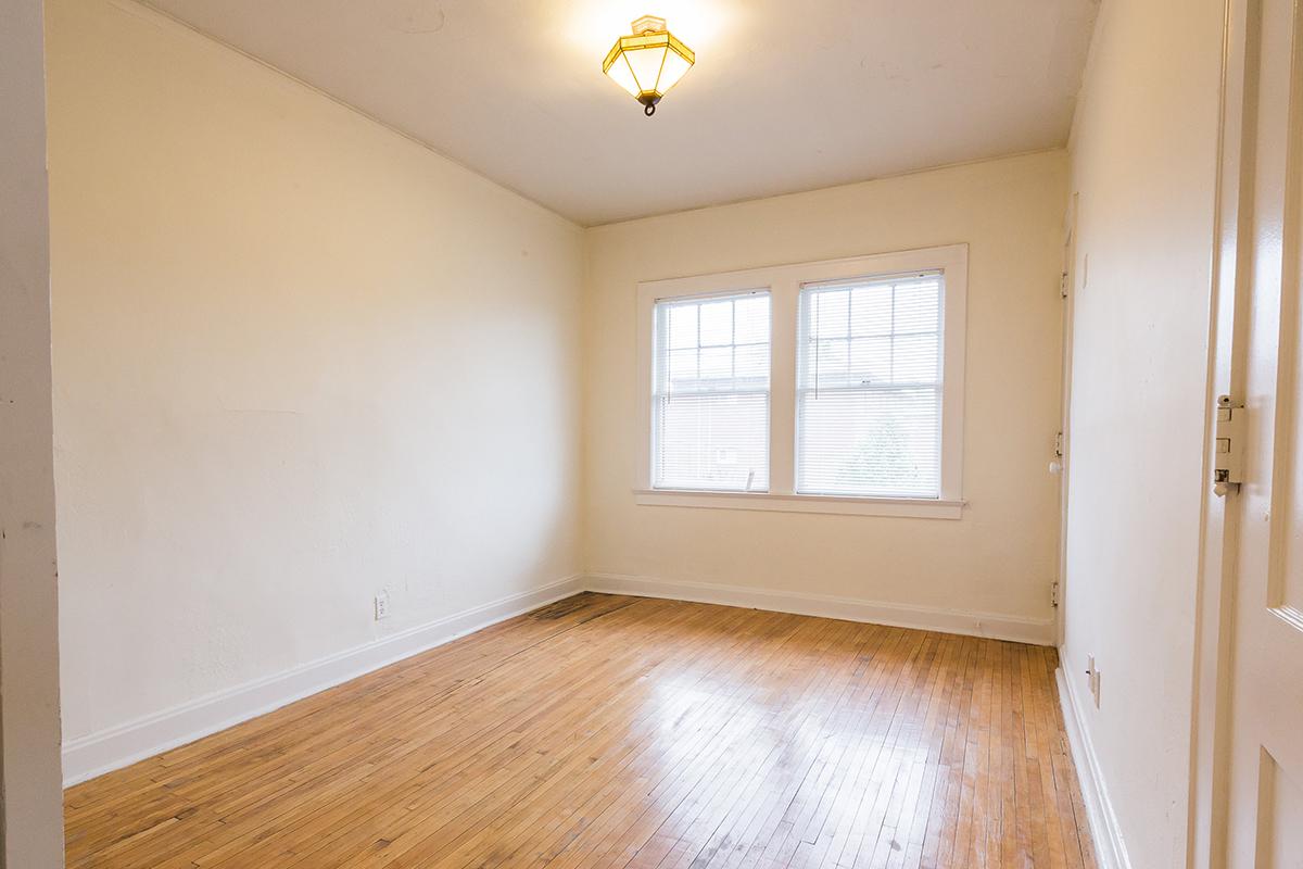 a room with a sink and a window