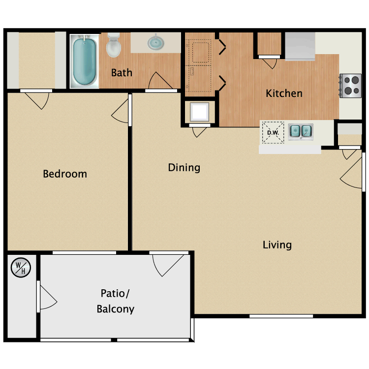 Floor plan image of A1