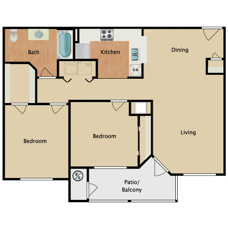 Floor plan image of B1-HC