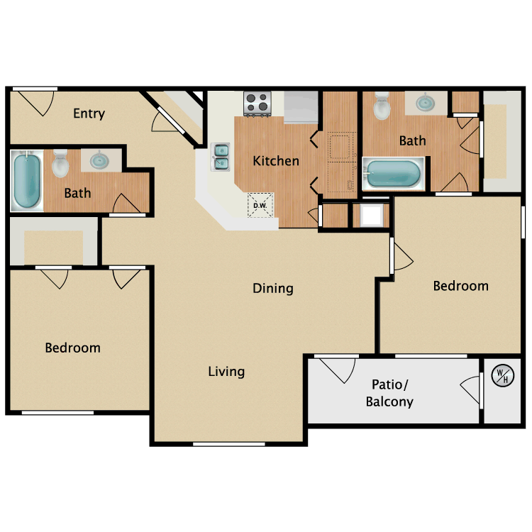 Floor plan image of B2