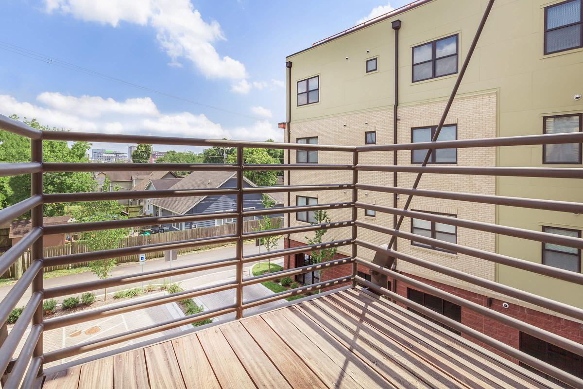 Balcony with views in Nashville, TN