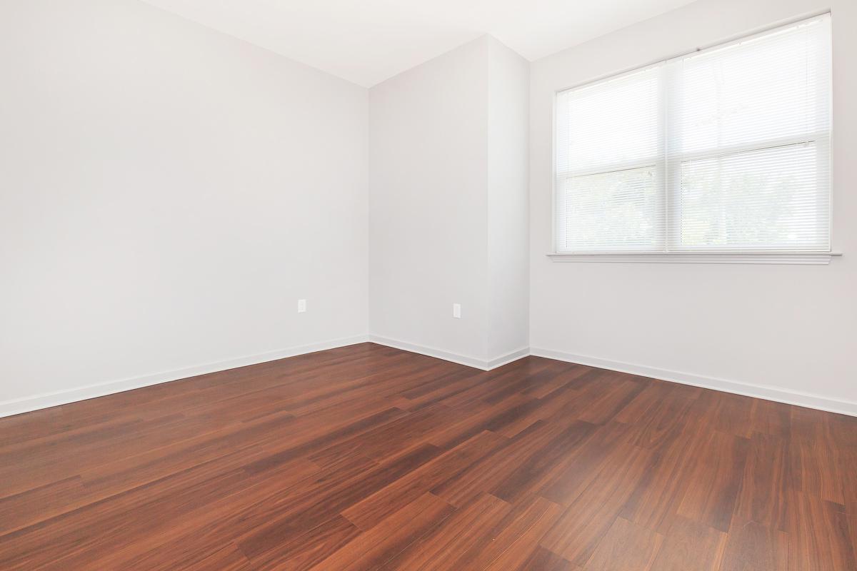 Wood flooring and living room window