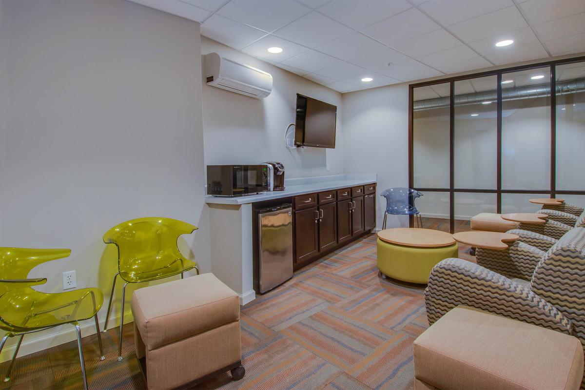 Resident lounge with tv