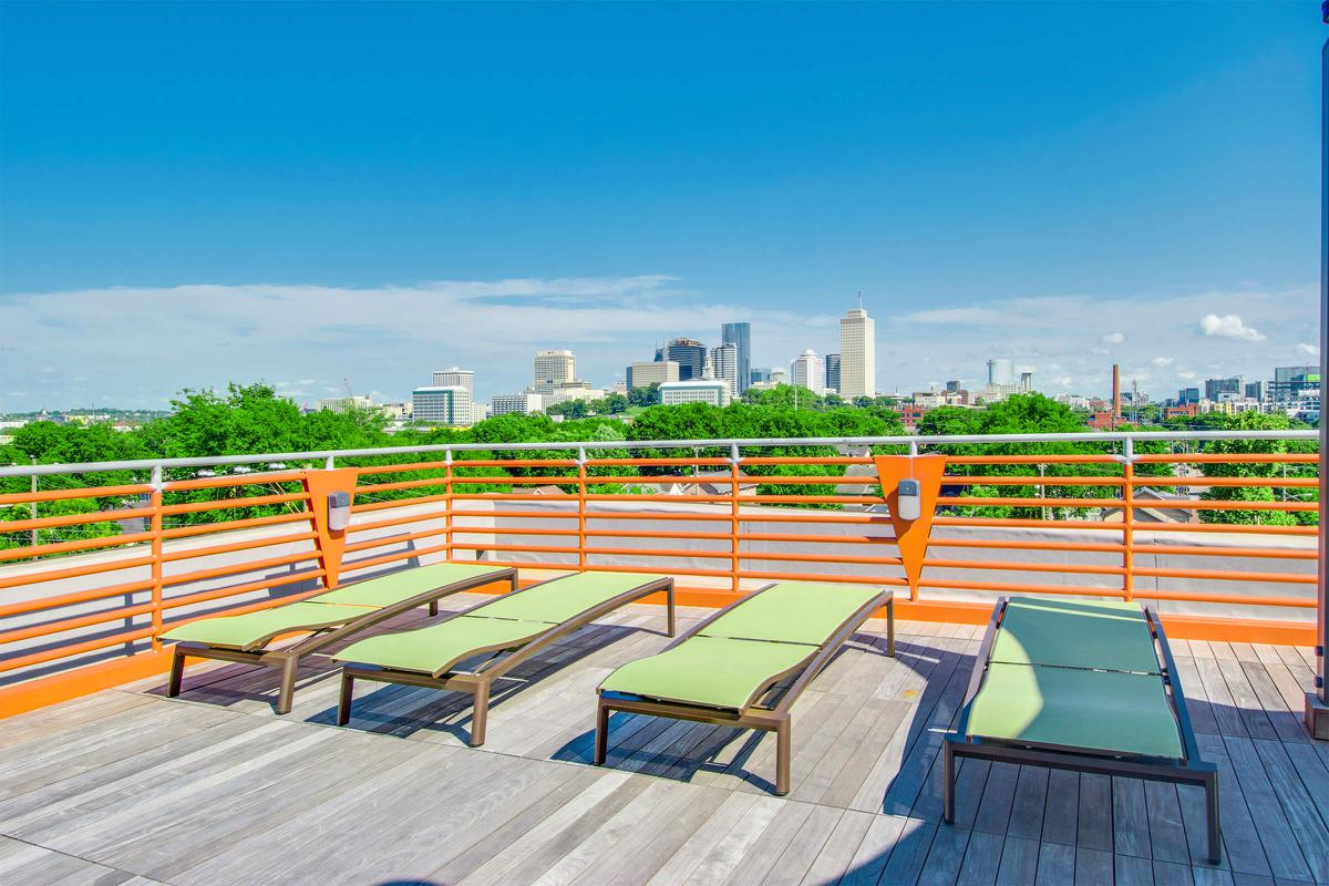 Rooftop Terrace view from 10th and Jefferson